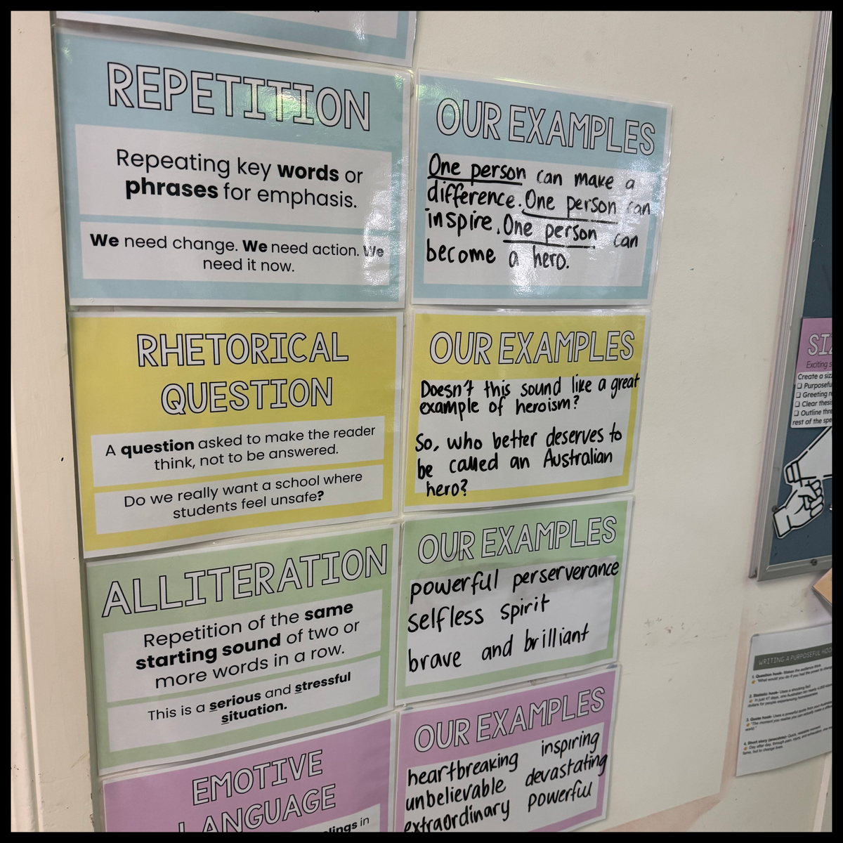 Persuasive Language Features | MR FORESTAP | Interactive Learning Wall Display