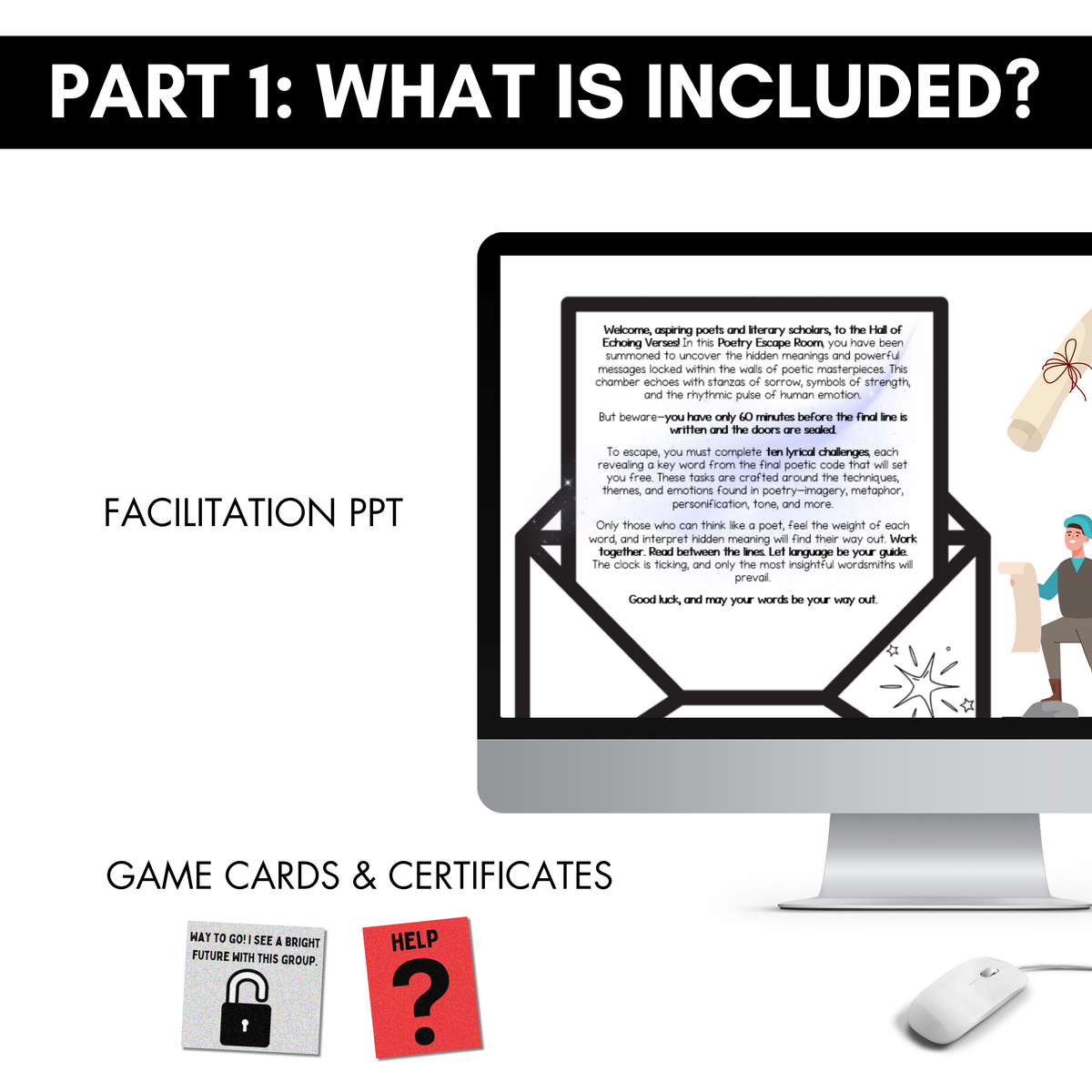Poetry Escape Room | English Transformation Lesson | Years 5-9