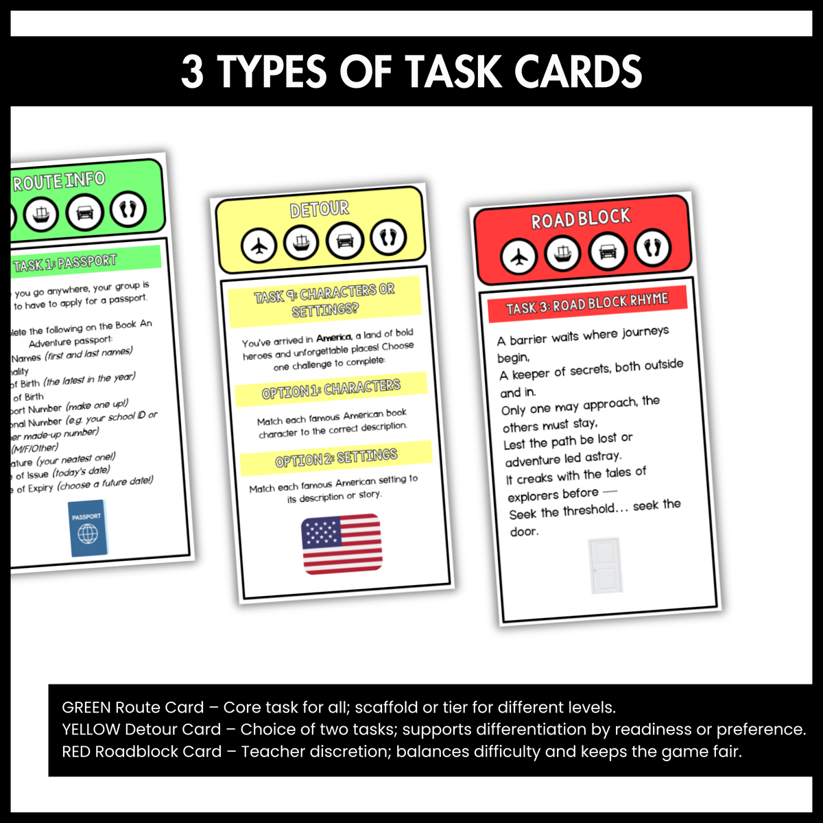 The Amazing Race Classroom Game | Editable Review Activity | All Subjects