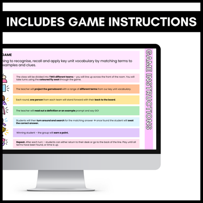 Vocabulary Fly Swat and Shoot Out | 2-in-1 Whole Class Review Games