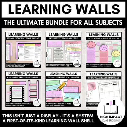 Learning Wall Systems & Structures MEGA Bundle | All Years & Subjects