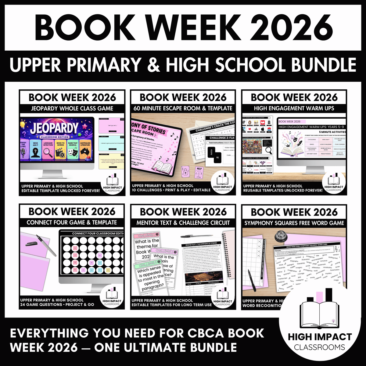Book Week 2026 | The Ultimate High Engagement Bundle | Years 5–9