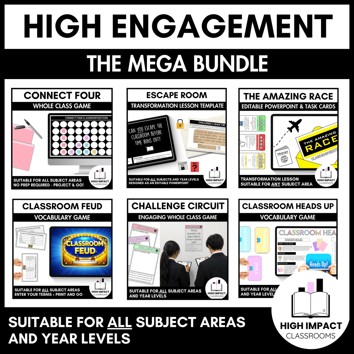 High-Engagement Gamification | Digital and Print Activities - The Mega Bundle