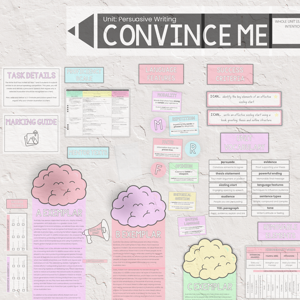 Persuasive Writing Ultimate Learning Wall Bundle | Years 5-6