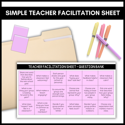 Get to Know You Connect Four | No-Prep Whole-Class Game | Editable Template