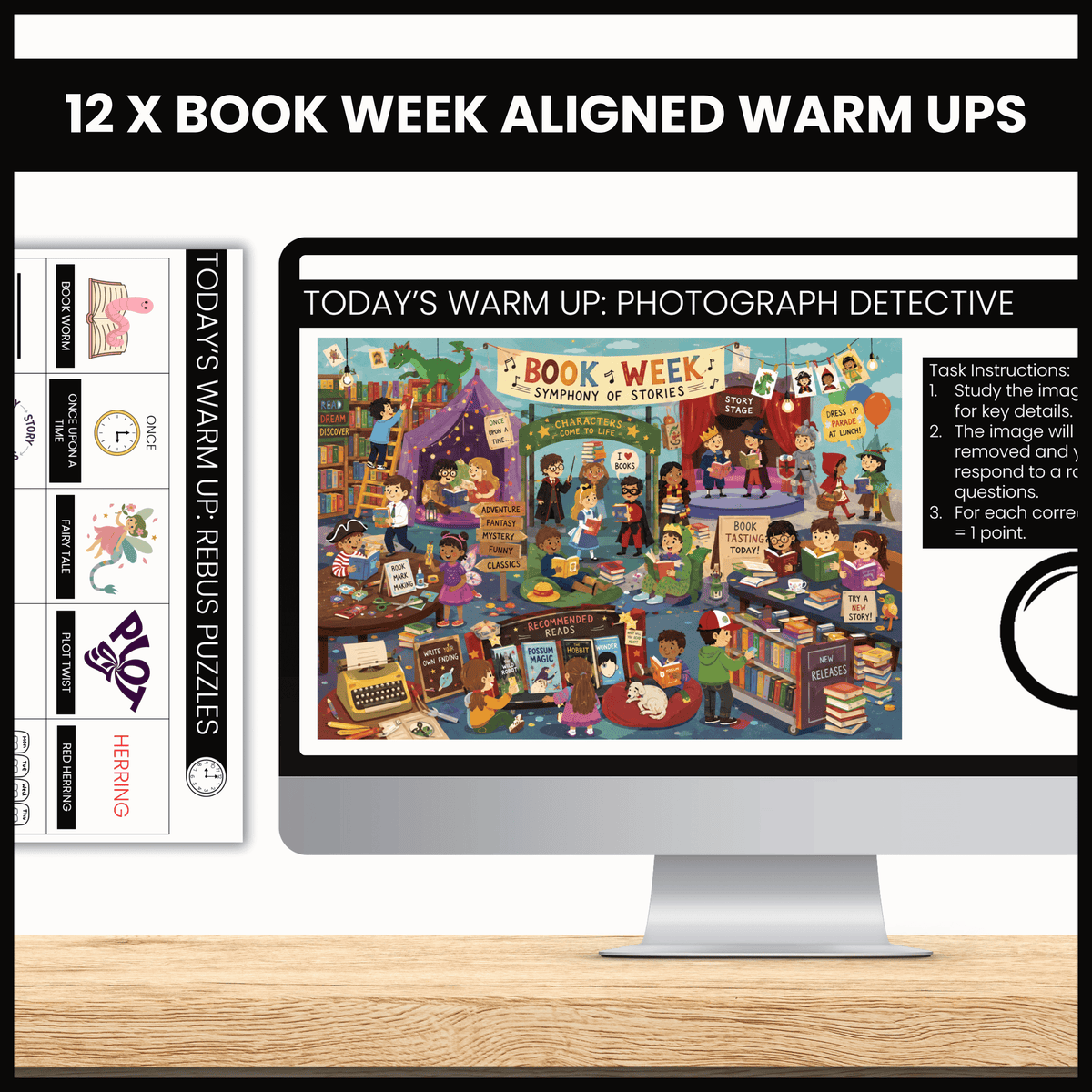 Book Week 2026 | Warm Ups Bundle | Upper Primary & High School