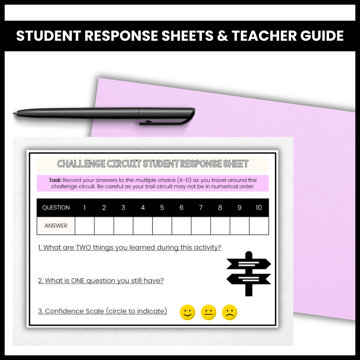 Challenge Circuit | Editable Whole Class Activity | All Subjects