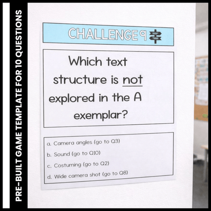 Challenge Circuit | Editable Whole Class Activity | All Subjects