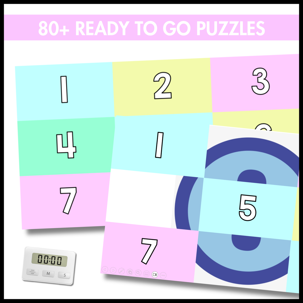 Race to Reveal | High Engagement Whole Class Game | Editable Template